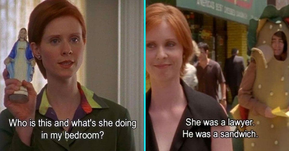 Times Miranda Wasnt Afraid To Keep It Real In Sex And The City