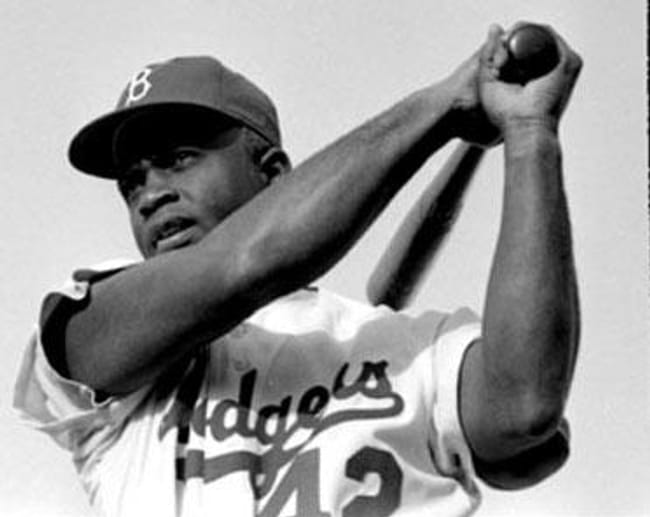 Jackie Robinson is listed (or ranked) 74 on the list Time Magazine: 100 Most Important People of the 20th Century