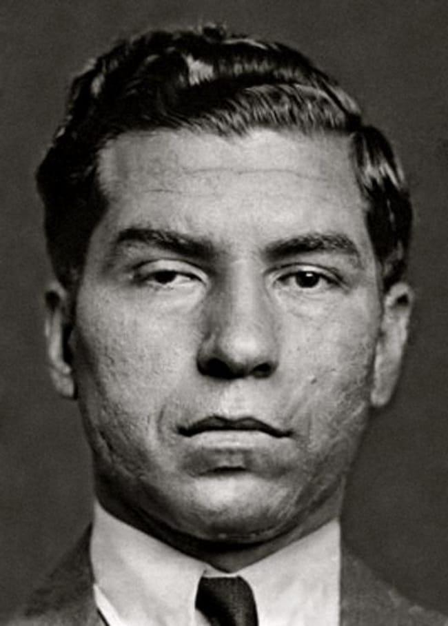 Lucky Luciano is listed (or ranked) 59 on the list Time Magazine: 100 Most Important People of the 20th Century