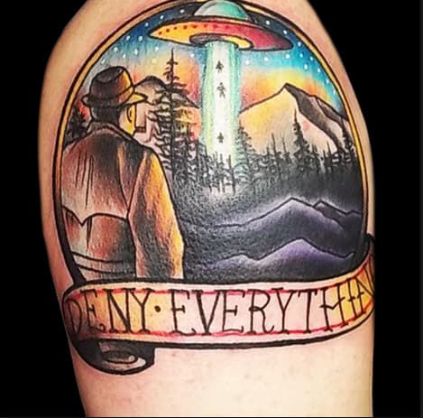 The X-Files Tattoo Ideas | Cool Tattoos Inspired by The X-Files