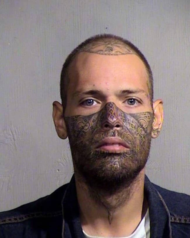 Half-And_Half is listed (or ranked) 19 on the list The Most Out-Of-Control Face Tattoos Captured By The Mugshot Camera