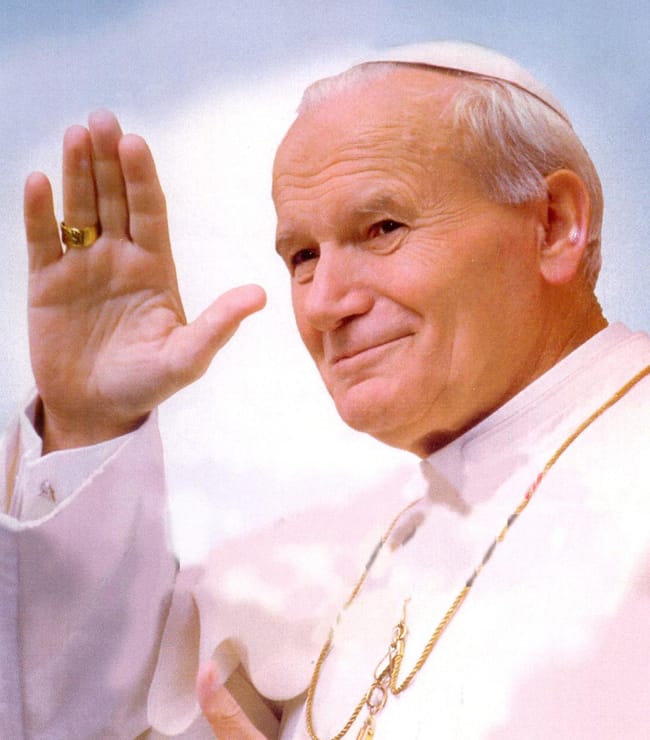 Pope John Paul II is listed (or ranked) 46 on the list Time Magazine: 100 Most Important People of the 20th Century