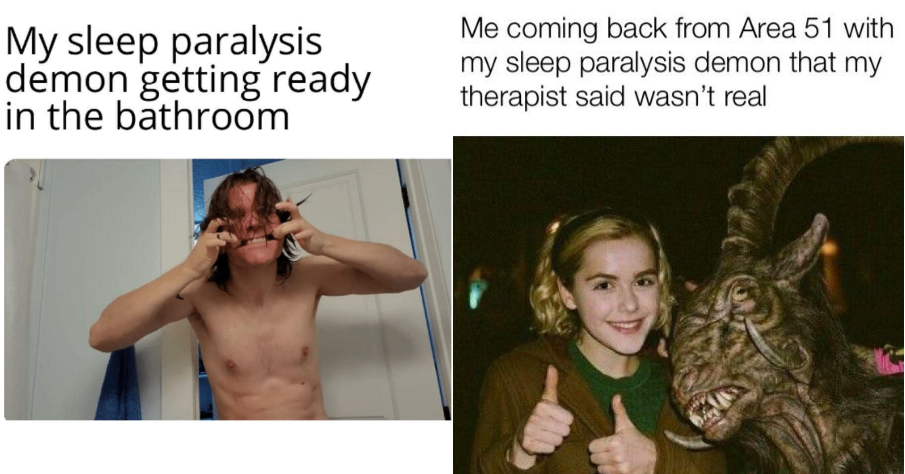 20 Memes About Sleep Paralysis Demons