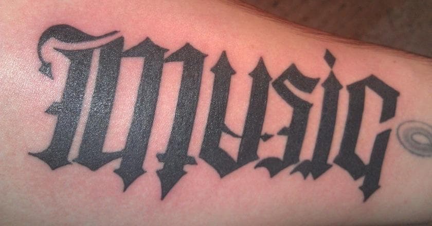 18 Insane Ambigram Tattoos That Are Reversible