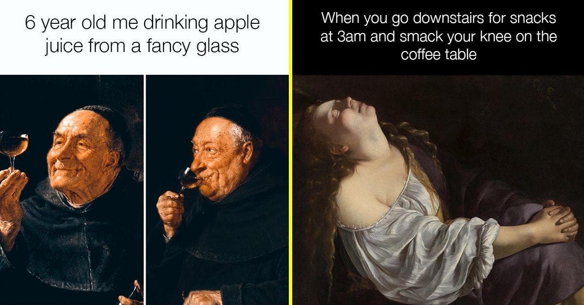 27 Funny History Posts That Prove Classical Art Makes For The Best Memes   3150342