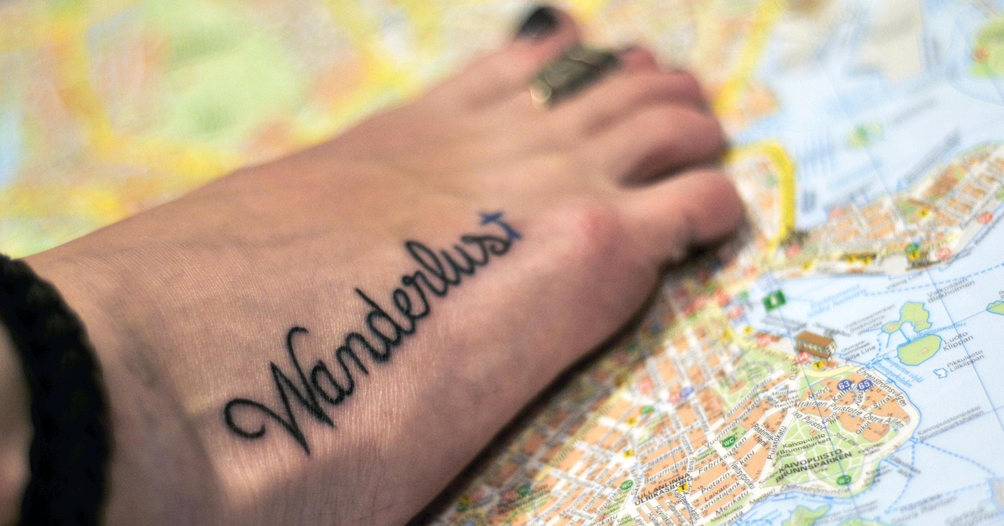 Wanderlust Tattoo Ideas | Photos of Wanderlust Tattoos