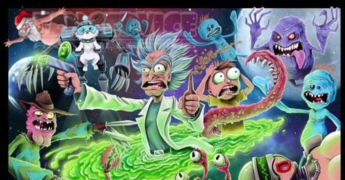 Rick And Morty Awesome C Cartoon Galaxy Rick And Morty Trippy