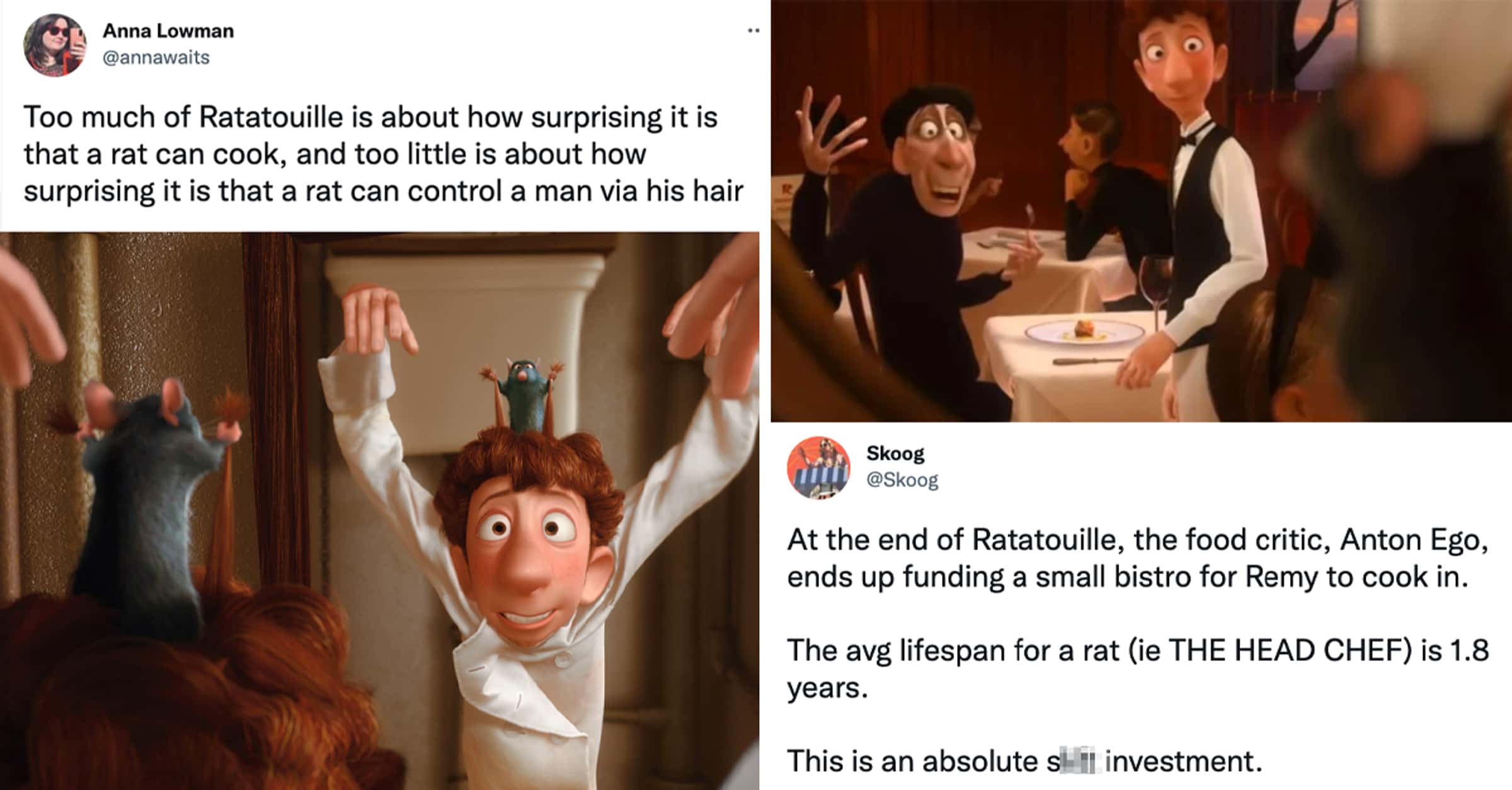 2400px x 1440px - 21 Posts About 'Ratatouille' That Are Almost As Unhinged As Any Of The  Cooks In Gusteau's Kitchen