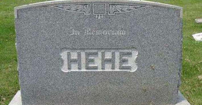 Very Funny Graves and Tombstones