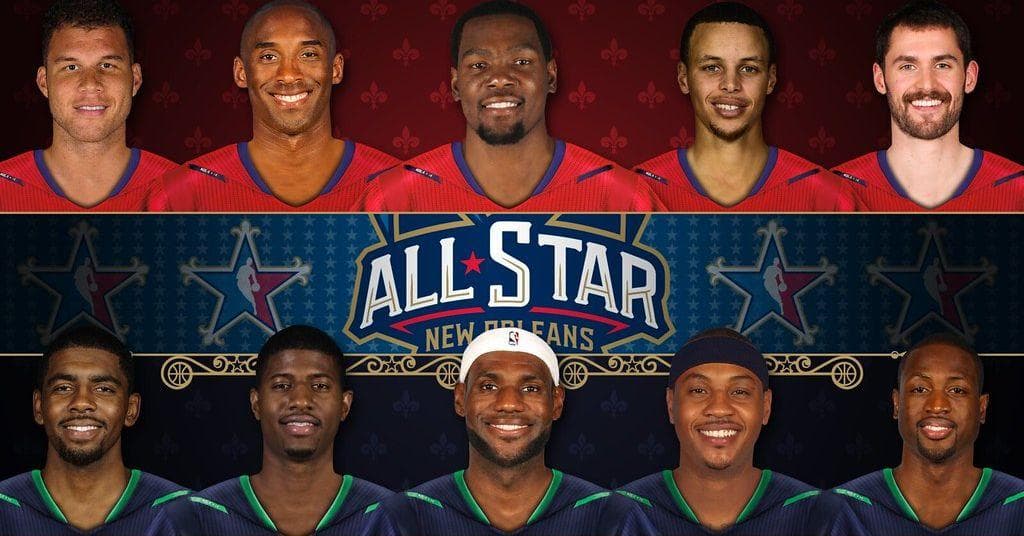 The Best NBA All-Star Game Starting Fives Ever
