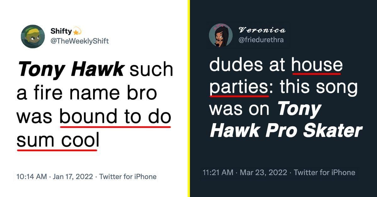 Tony Hawk's Twitter Shows He's Often Unrecognized, Mistaken for Others