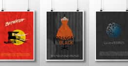 Awesome Minimalist TV Posters That Reveal Less Is More