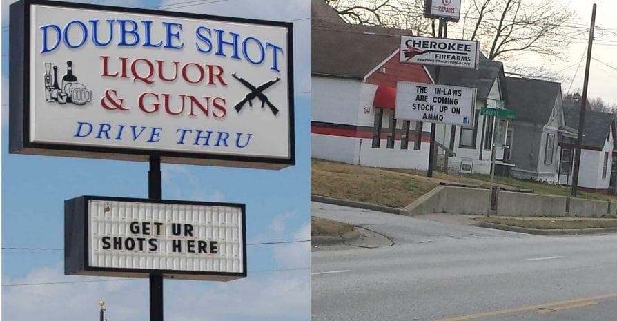16 Funny Gun Signs All Firearm Owners Will Laugh At