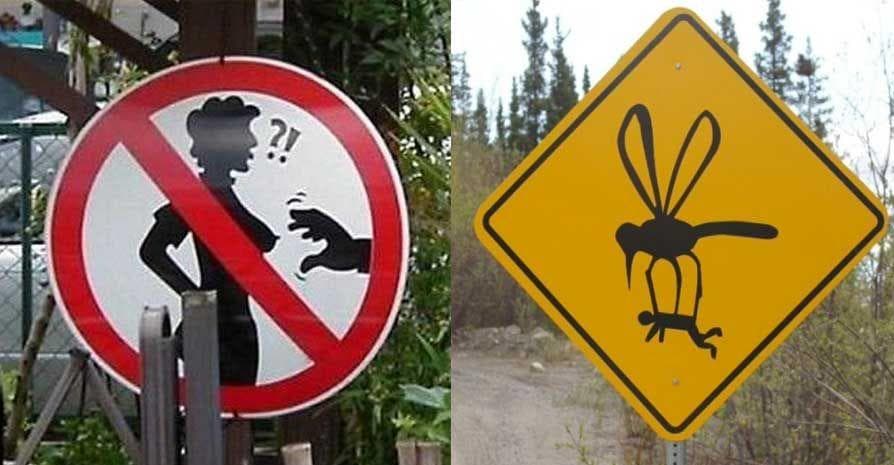 confusing road signs