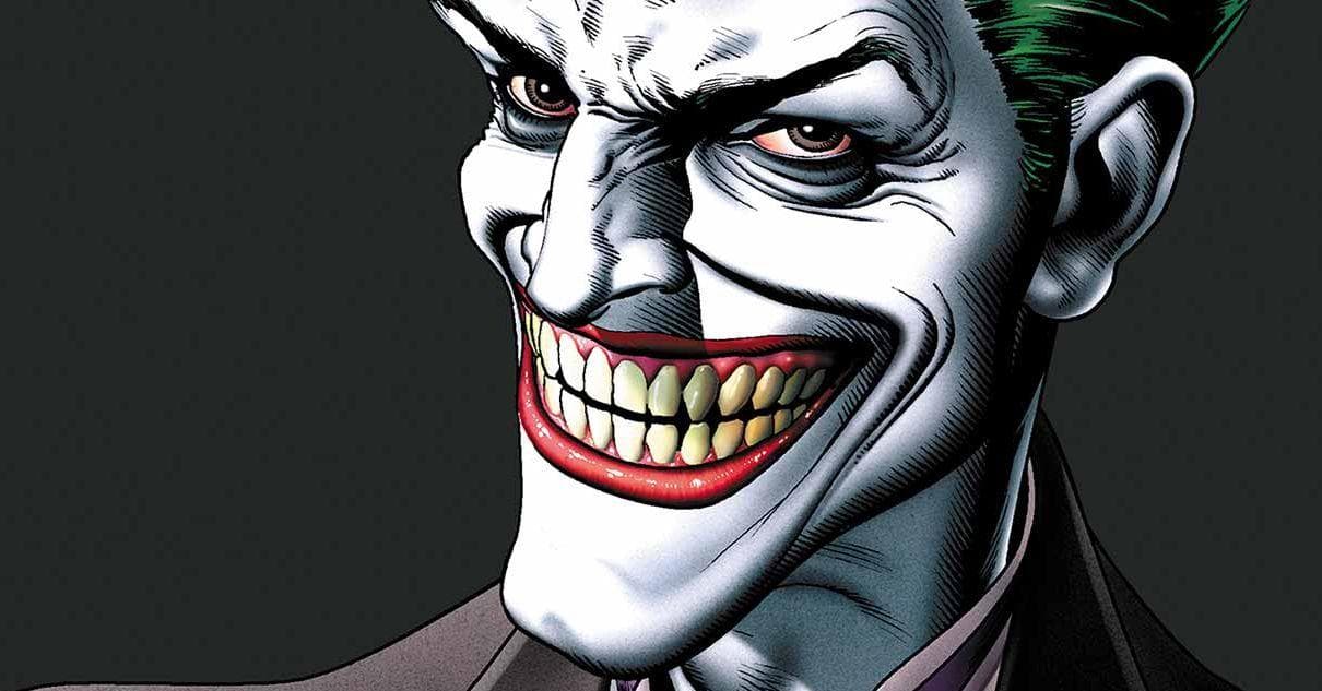 joker comic face
