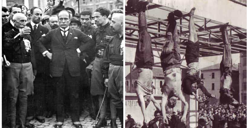 This Rare Photo Captures The Moment Benito Mussolini Died