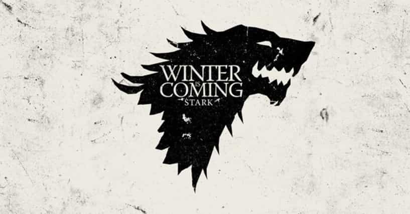 Game of Thrones sign House Stark