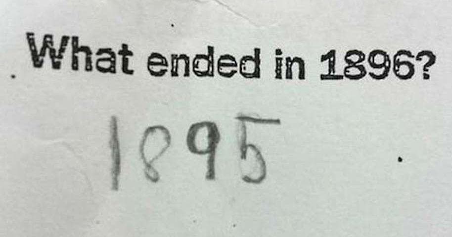 Funny Test Answers 50 Kids Quiz