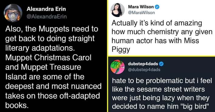 Chaotic Tweets About Muppets
