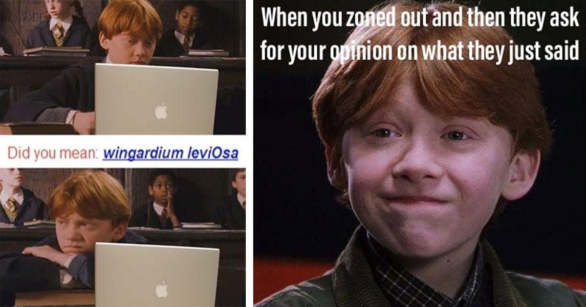19 Memes For 'Harry Potter' Fans Who Thought Ron Weasley Was The Real Star