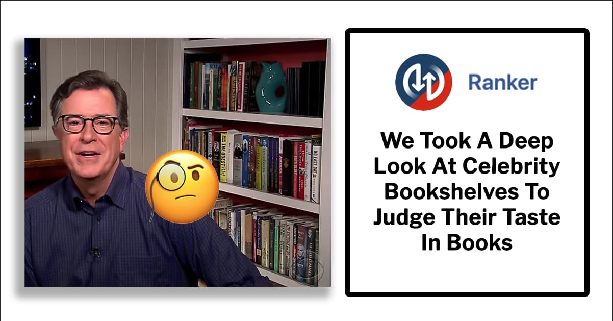 We Took A Deep Look At Celebrity Bookshelves To Judge Their Taste In Books