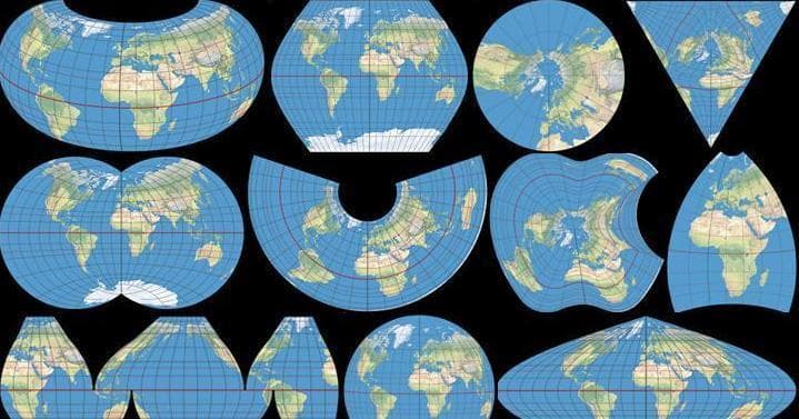 Types Of Map Projections Map Projections | How To Make A Map