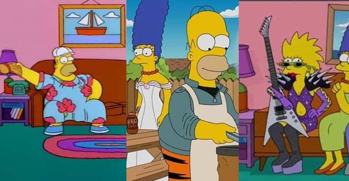 The Handful Of Times Simpsons Characters Wore D...