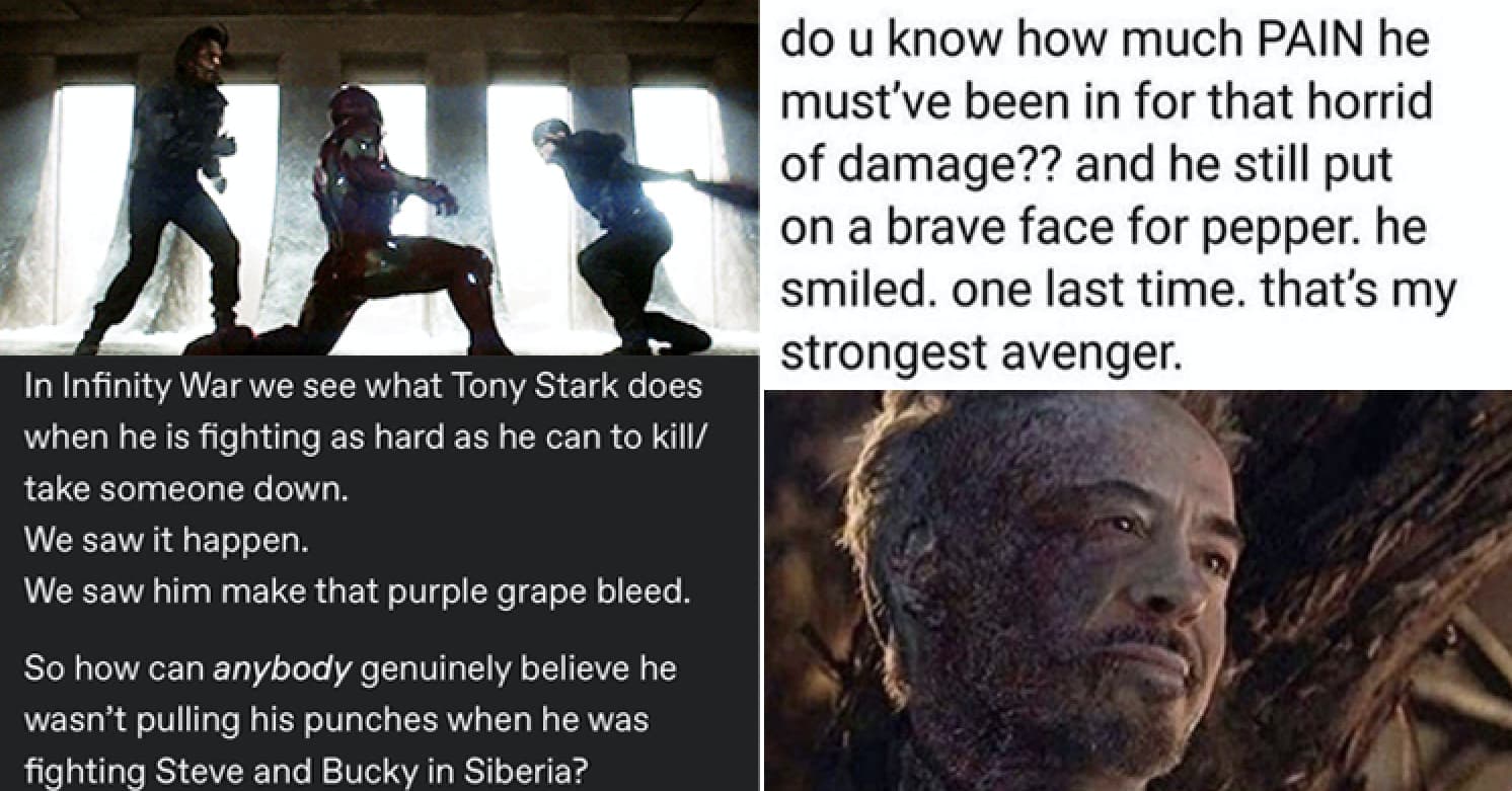 Fans Are Sharing Heartbreaking Things About Steve Rogers And Tony Stark
