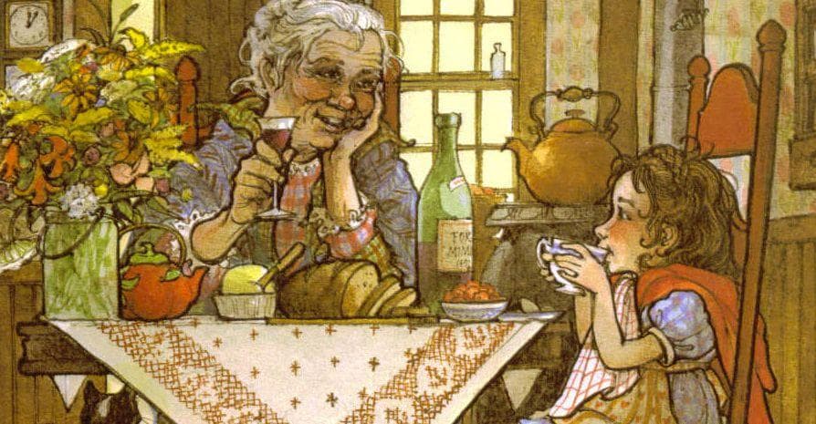 In The Original Little Red Riding Hood The Wolf Forced Her To Eat Her Grandma