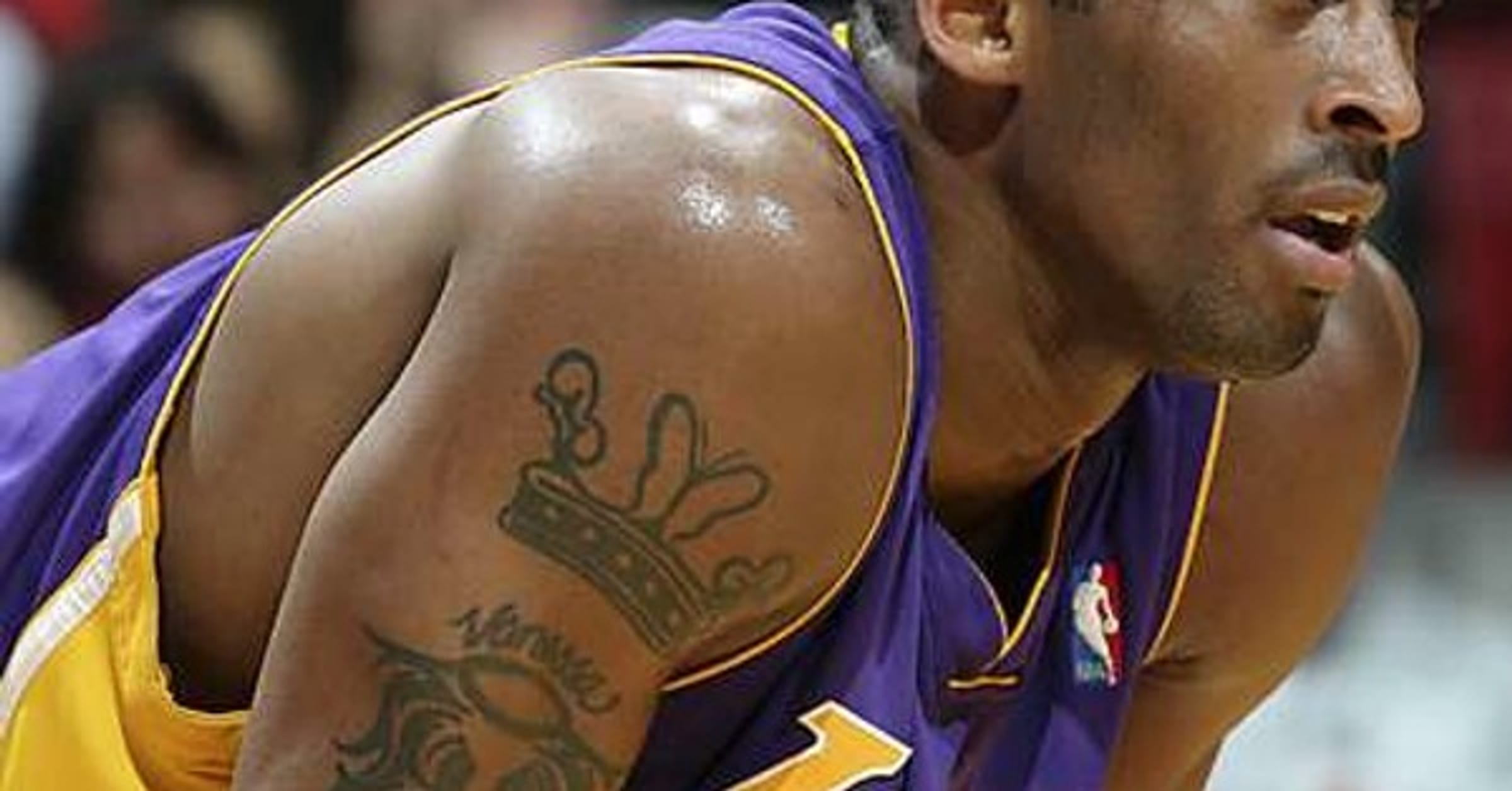 lebron james crown tattoo