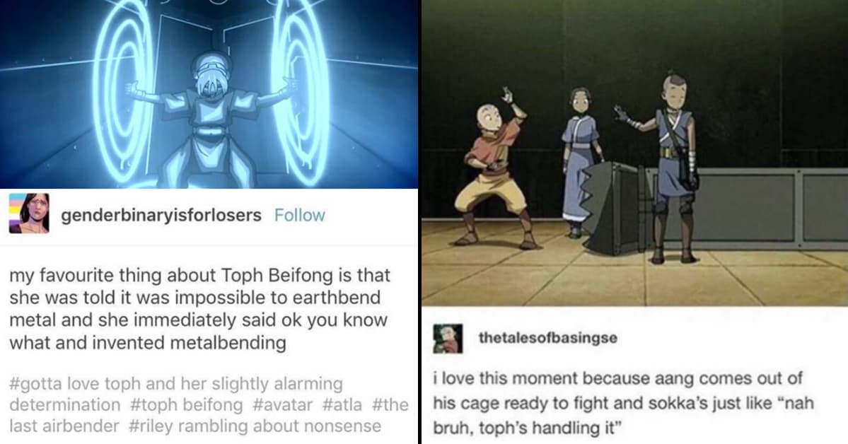 20 Times Tumblr Pointed Out Something About Toph From 'Avatar' That We ...