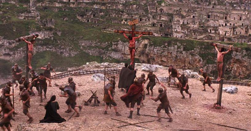 the passion of christ movie three crosses