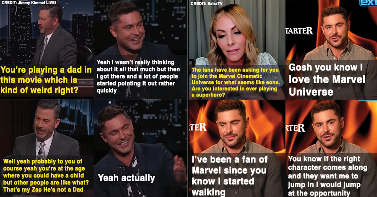 Wholesome Zac Efron Interview Moments That Remind Us Why We Love Him