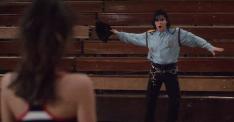 The scene gets completely cringe and humiliating when Corey Feldman does a whole Michael Jackson-inspired dance thing in Dream a Little Dream.