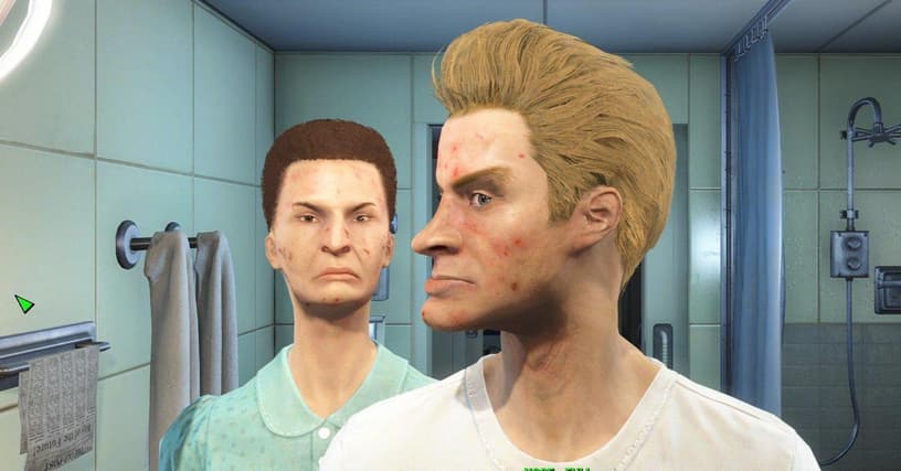 fallout 4 face changed color