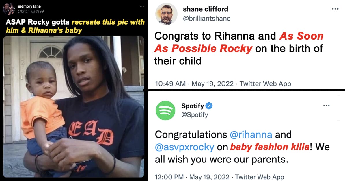 It's A Boy! Rihanna Just Announced The Birth Of Her Child And It's Giving The Internet Baby Fever