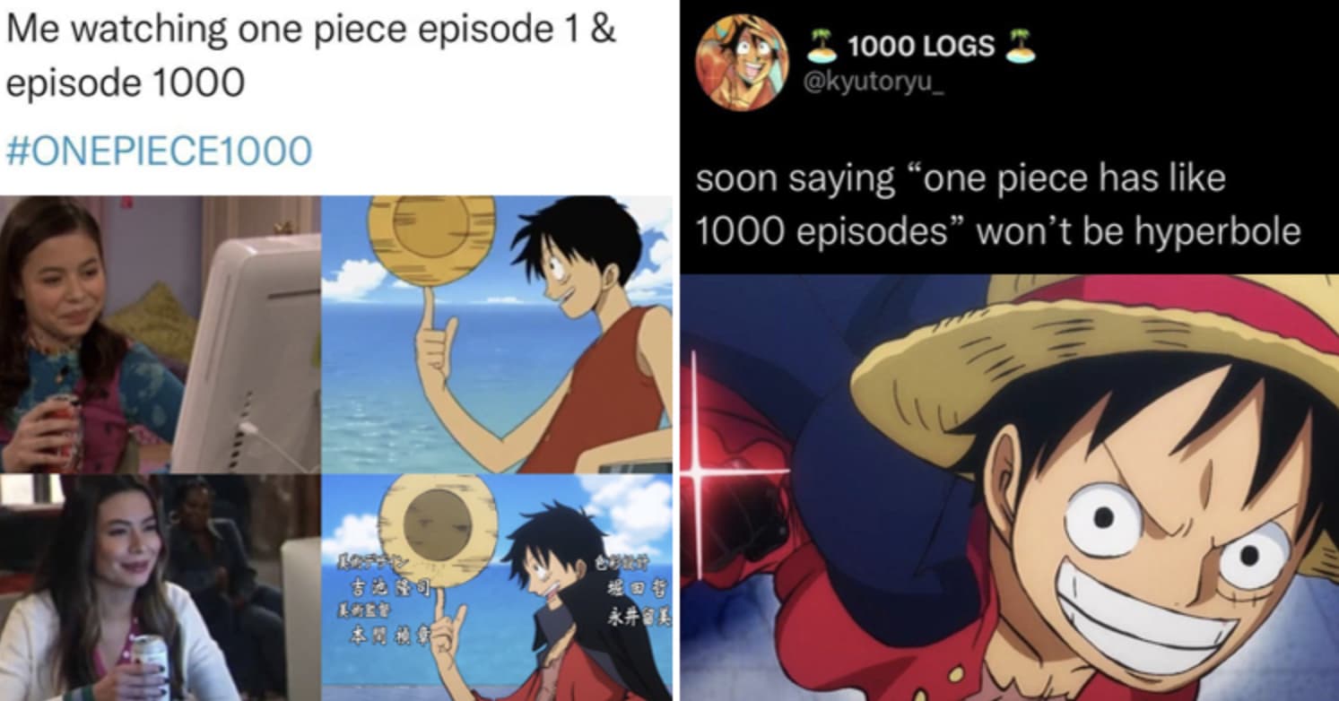 one piece episode 1 vs episode 1000｜TikTok Search