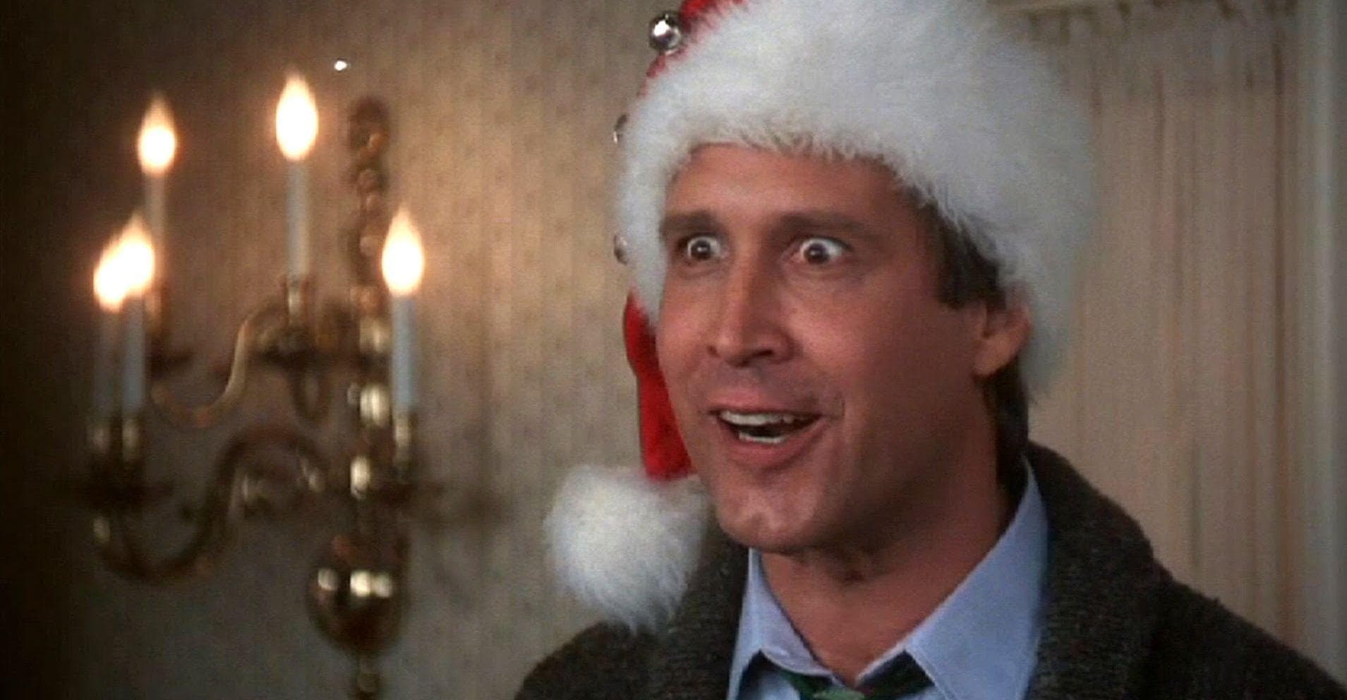 Christmas Vacation The Griswold's Threshold of Hell Clark Santa Hat Ug