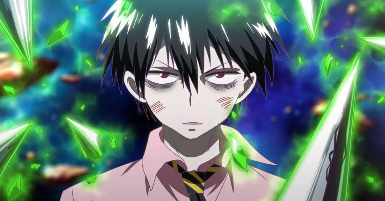 Blood lad this anime is very underrated, it only has 10 episodes but it's  absolutely phenomenal. In this story it follows a vampire named Staz in the  demon world. He meets a