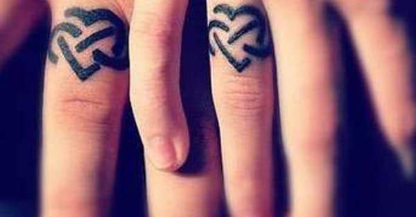 infinity heart ring tattoo