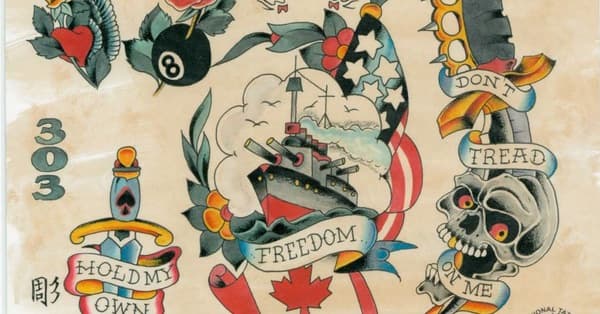old school tattoos sailor jerry
