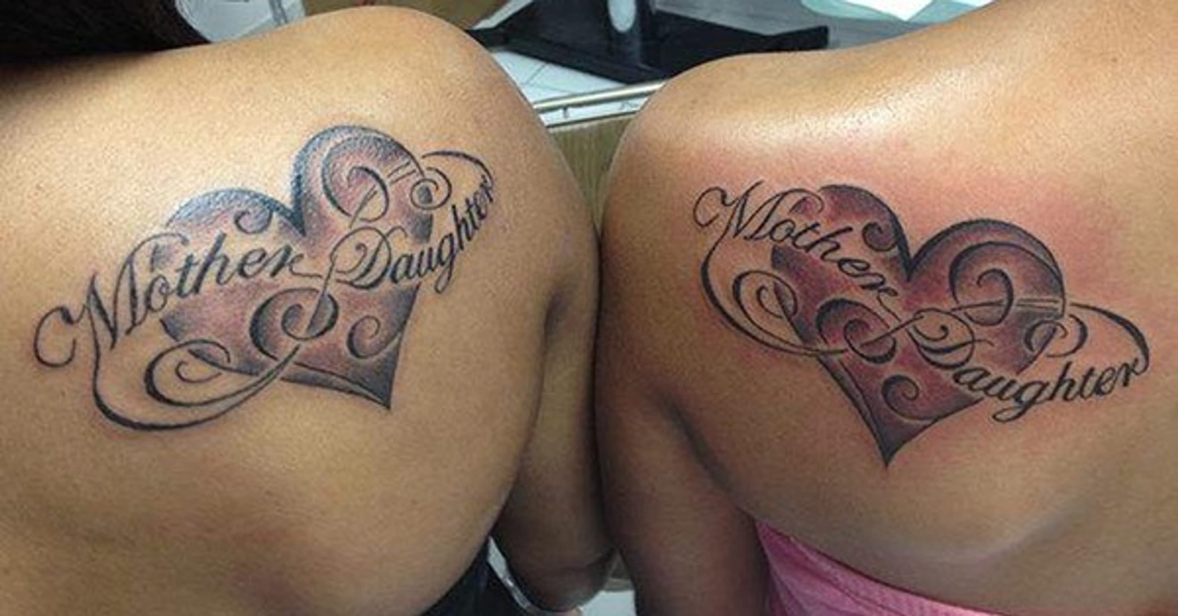 mother and daughter butterfly tattoos