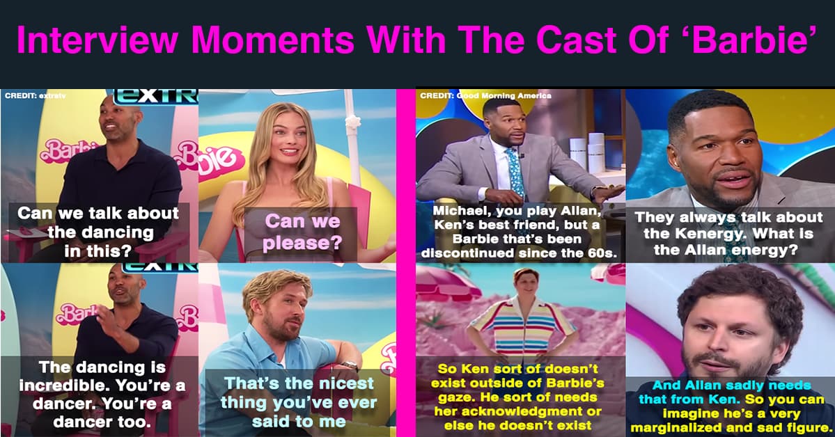 ‘Come On Barbie Let’s Go Party!’ With The Cast Of ‘Barbie’ In These Hilarious Interview Moments