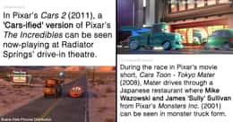 27 Hidden Easter Eggs In The 'Cars' Films That Are A Crash Course In Animation
