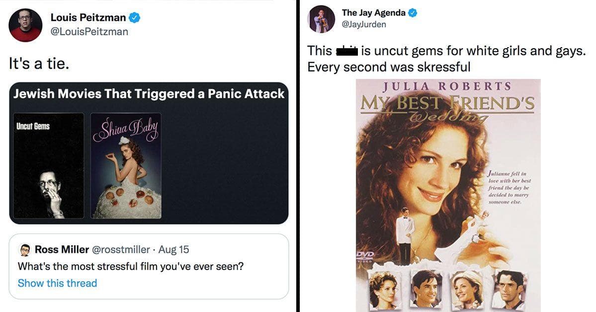 People On Twitter Are Sharing The Most Stressful Movies They've Ever Watched