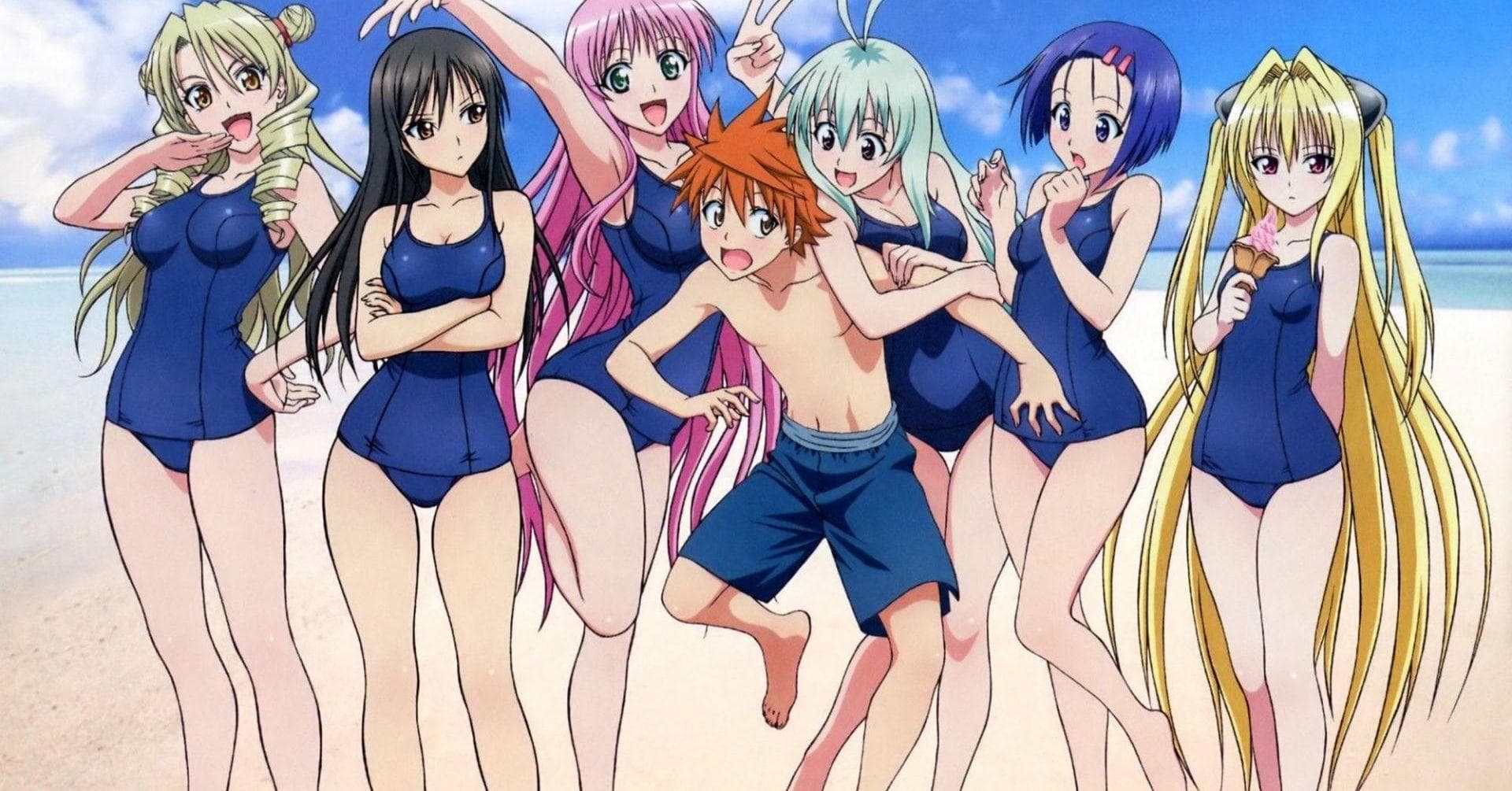 Top 10 School/Harem Anime Where The Main Character Is Surrounded by Many  Girls 