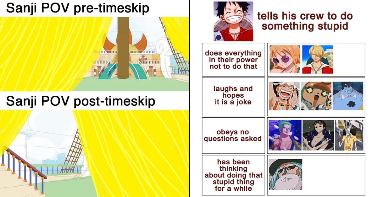IF YOU ARE HAVING A BAD DAY (one piece meme post pt 2)!!