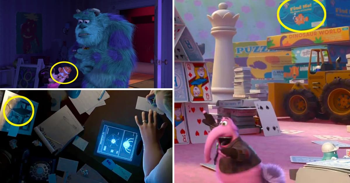  Veces que los fanáticos de Disney con ojos de águila pudieron encontrar a Nemo (o a sus amigos) en otras películas