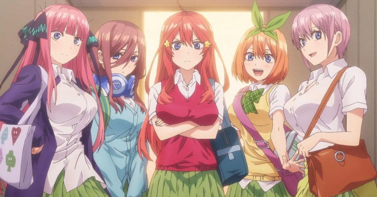 Novo Anime Gotoubun no Hanayome estreia no Verão 2023