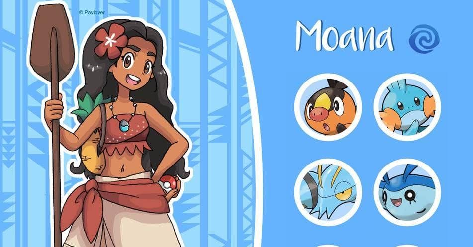 Disney Princesses Pick Their Pokemon Teams In This Fan Art Crossover